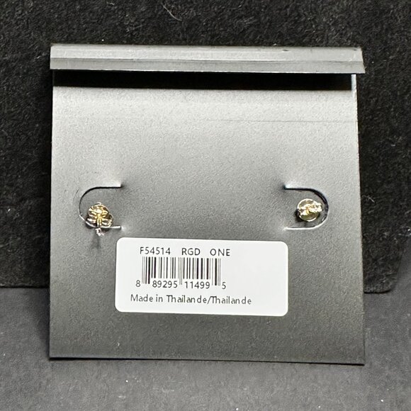 Coach Signature Enamel Huggie Earrings - NWT - Picture 2 of 2